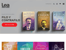 Tablet Screenshot of edicioneslea.com